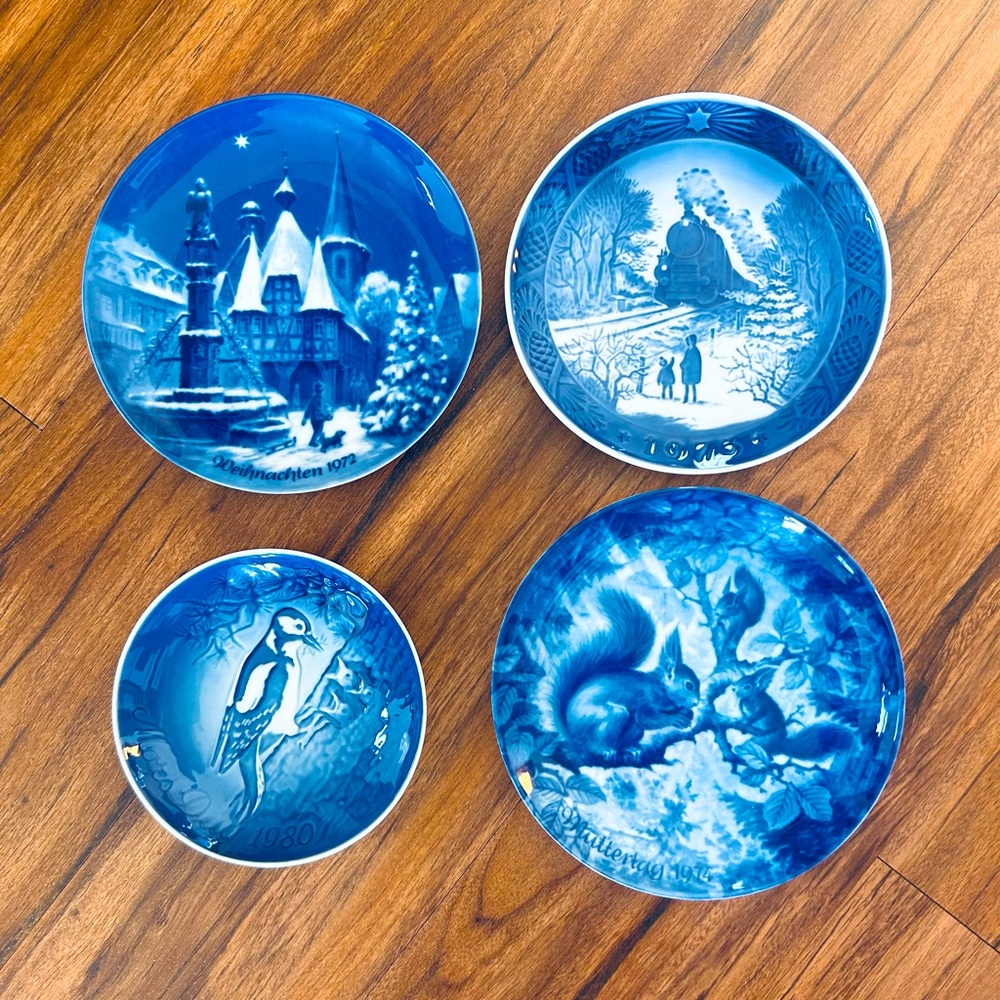 Berlin Design Porcelain Plates- 4